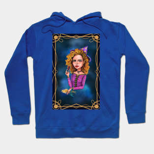 Blonde leo witch Hoodie